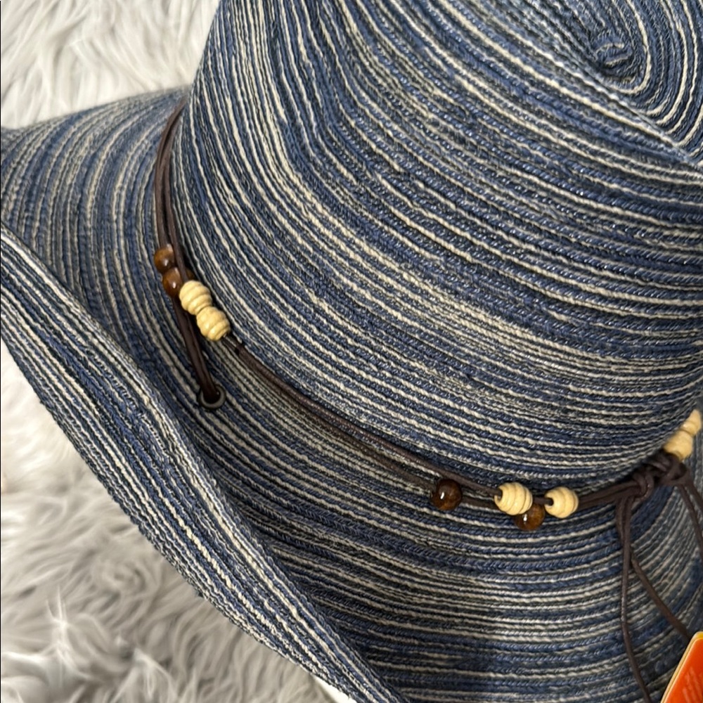 Sun Day Sunset Hat Denim UPF50+ Medium NWT - Picture 10 of 16